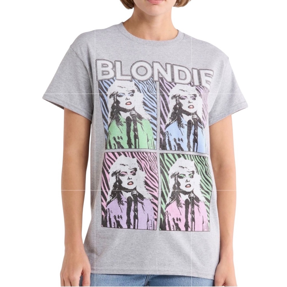 Blondie Philcos Women’s Graphic Tee small Zebra Pop Art